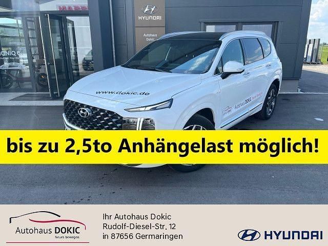 Weiß Gebraucht 2022 Hyundai Santa Fe Signature SUV | 44.990 € (Etwas zu teuer) - Bild 1/4