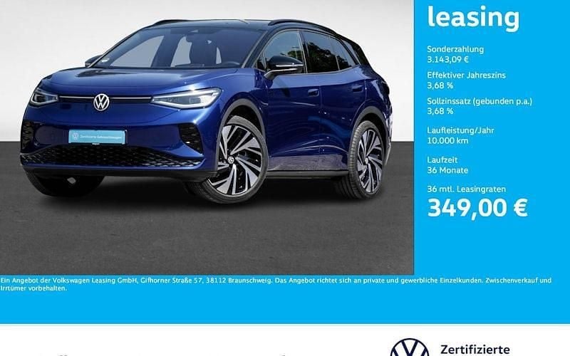 Blau Gebraucht 2024 VW ID.4 GTX SUV | 43.911 € (Fairer Preis) - Bild 1/4