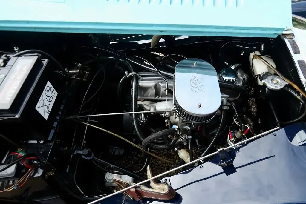 Brugt Morgan 4/4 1973 Blå Cabriolet
