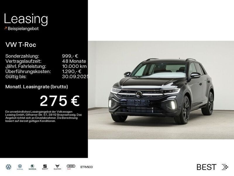 Schwarz Neu 2024 VW T-Roc R-line SUV | 41.980 € (Etwas zu teuer) - Bild 1/4