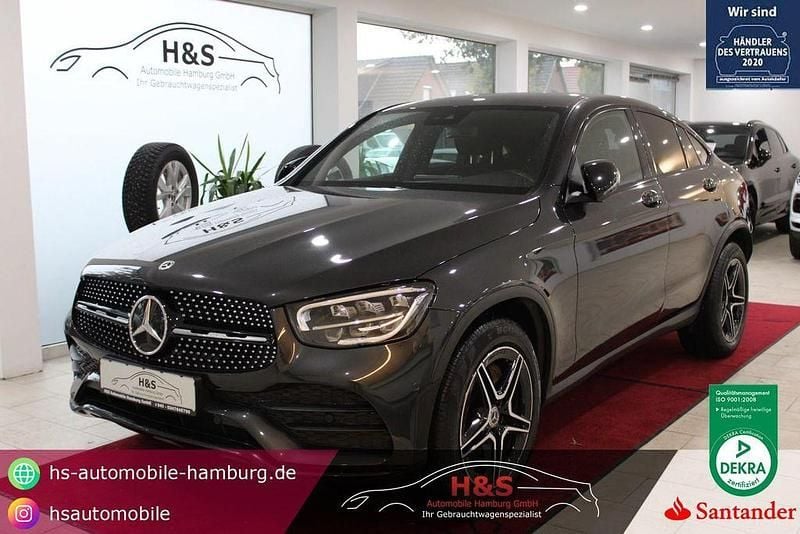 Olivgruen matt Gebraucht 2022 Mercedes GLC220 AMG line Coupé | 48.900 € (Fairer Preis) - Bild 1/4