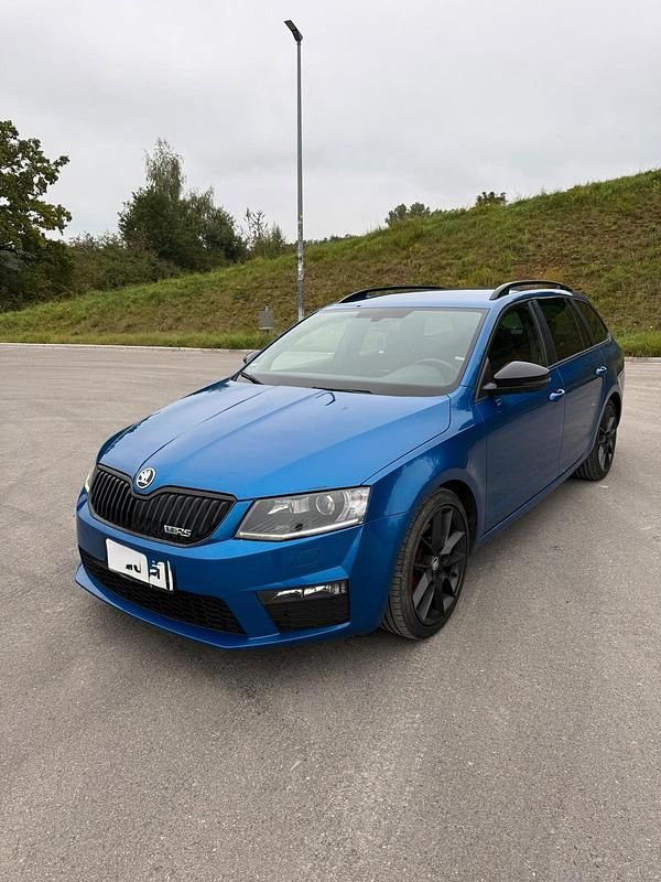 Gebraucht Skoda Octavia vRS 184 PS (135 kW) 2019 Blau Kombi