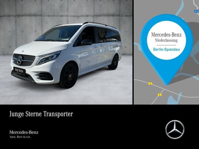 Weiß Gebraucht 2022 Mercedes V300 Exclusive Van / Kleinbus | 69.980 € (Fairer Preis) - Bild 1/4
