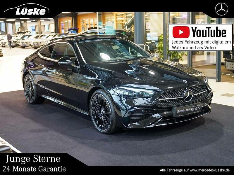 Obsidianschwarz Gebraucht 2024 Mercedes CLE450 AMG line Coupé | 69.900 € (Fairer Preis) - Bild 1/4