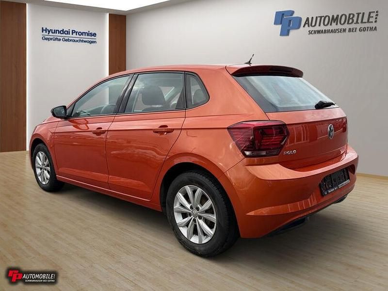 Gebraucht VW Polo Highline 95 PS (69 kW) 2018 Orange Kleinwagen