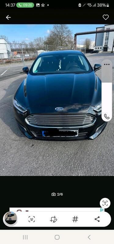 Schwarz Gebraucht 2015 Ford Mondeo Limousine | 11.000 € (Fairer Preis) - Bild 1/4