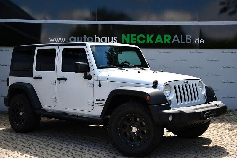 Bright white clear coat Gebraucht 2017 Jeep Wrangler Unlimited Sport SUV | 33.500 € (Fairer Preis) - Bild 1/4