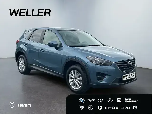 Gebraucht Mazda CX-5 Exclusive-Line 150 PS (110 kW) 2017 Blau SUV