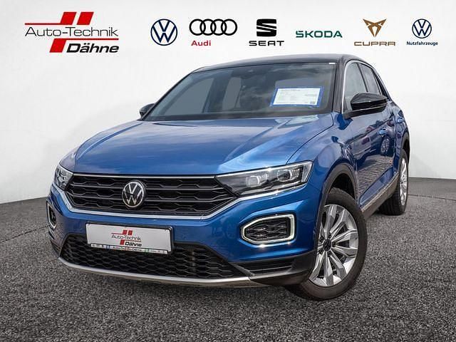 Blau Gebraucht 2021 VW T-Roc Sport SUV | 25.480 € (Fairer Preis) - Bild 1/4