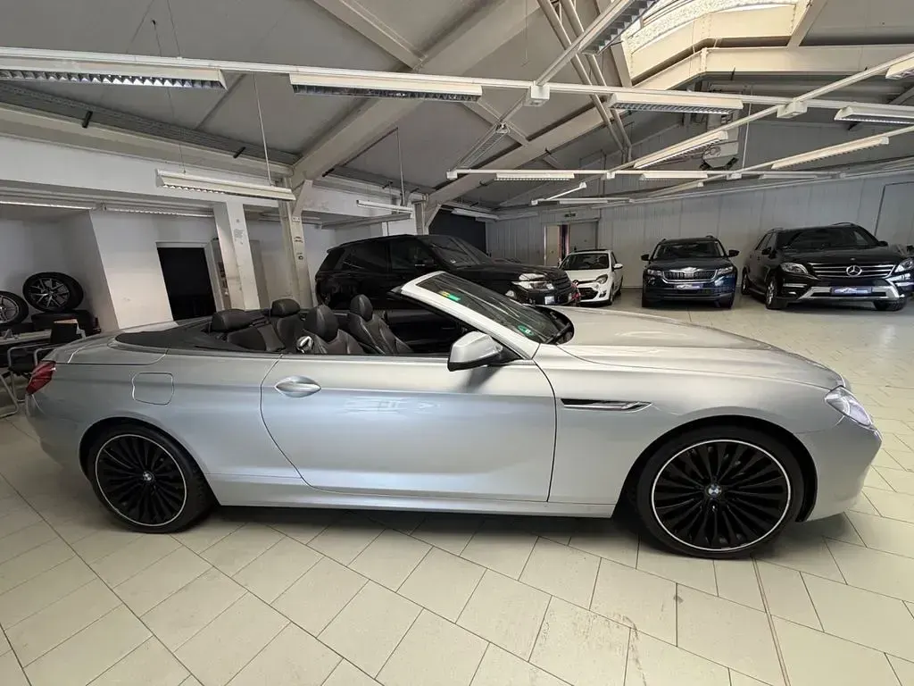 Gebraucht BMW 640 Cabriolet Sport Line 320 PS (235 kW) 2012 Silber Cabrio