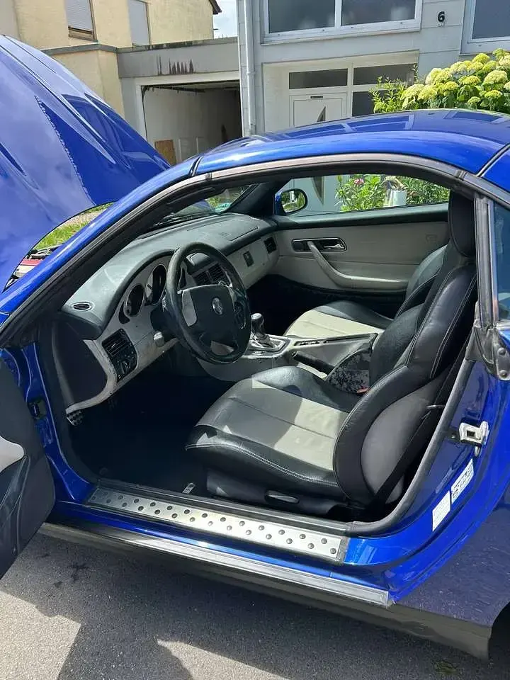 Gebraucht Mercedes SLK230 193 PS (141 kW) 1998 Blau Cabrio