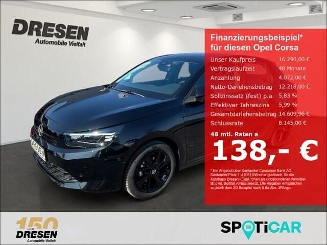 Schwarz Gebraucht 2024 Opel Corsa Basis Kleinwagen | 16.290 € (Guter Preis) - Bild 1/4