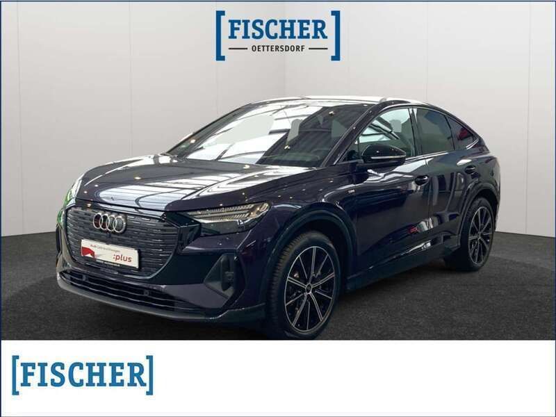 Violett (auroraviolett metallic) Gebraucht 2023 Audi Q4 Sportback e-tron S-Line SUV | 45.980 € (Etwas zu teuer) - Bild 1/4