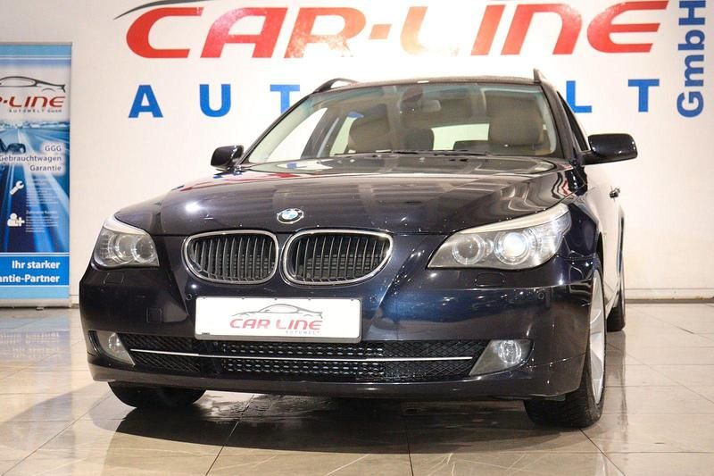 Blau Gebraucht 2009 BMW 520 Advantage Kombi | 6.777 € - Bild 1/4