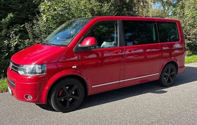 Rot Gebraucht 2013 VW T5 Highline Van | 22.500 € (Teuer) - Bild 1/4