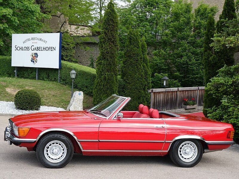 Gebraucht Mercedes SL450 218 PS (160 kW) 1973 Rot Cabrio