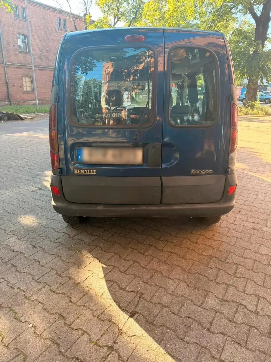 Gebraucht Renault Kangoo 55 PS (40 kW) 2002 Blau Van / Kleinbus