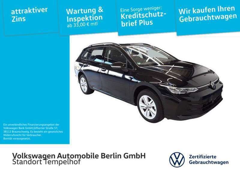 Grenadillschwarz metallic Gebraucht 2024 VW Golf VIII Life Kombi | 27.740 € (Fairer Preis) - Bild 1/3