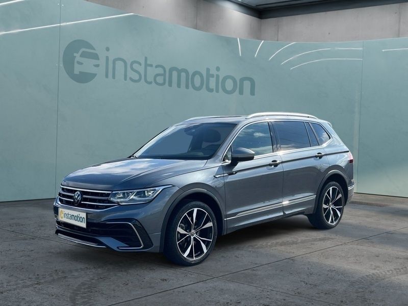 Grau Gebraucht 2024 VW Tiguan Allspace R-line SUV | 44.560 € (Teuer) - Bild 1/3