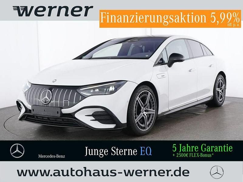 Manufaktur lack manufaktur opali Gebraucht 2024 Mercedes EQE AMG 43 Premium Limousine | 67.976 € (Teuer) - Bild 1/4