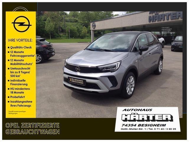 Grau quarzsilber metallic Gebraucht 2022 Opel Crossland Elegance SUV | 17.500 € (Fairer Preis) - Bild 1/4