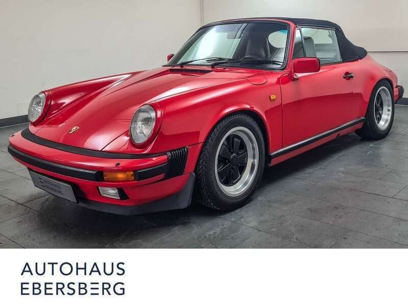 Indischrot Gebraucht 1986 Porsche 911 Carrera Cabriolet Cabrio | 72.900 € - Bild 1/4