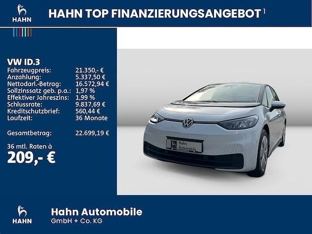 Gebraucht VW ID.3 Pure 110 kW (150 PS) 2022 Gletscherweiß metallic Kleinwagen