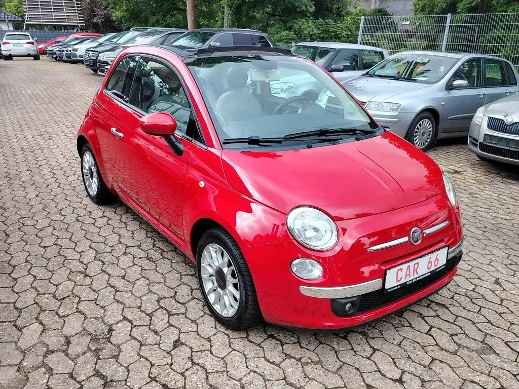 Gebraucht Fiat 500 Lounge 69 PS (50 kW) 2012 Rot Cabrio