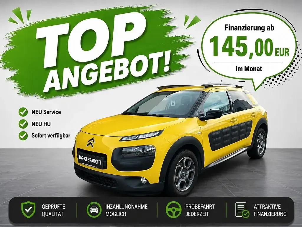 Gebraucht Citroën C4 Shine 110 PS (80 kW) 2017 Gelb SUV