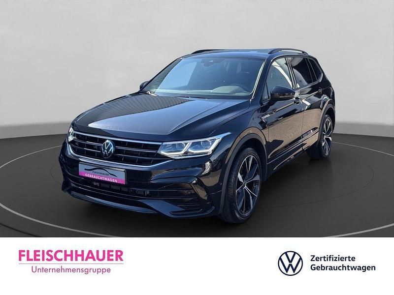Schwarz Gebraucht 2025 VW Tiguan Allspace R-line SUV | 46.990 € (Teuer) - Bild 1/4