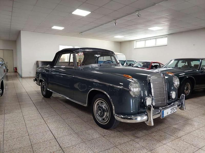 Db 190 graphitgrau. Gebraucht 1957 Mercedes W180 Cabrio | 69.900 € - Bild 1/4