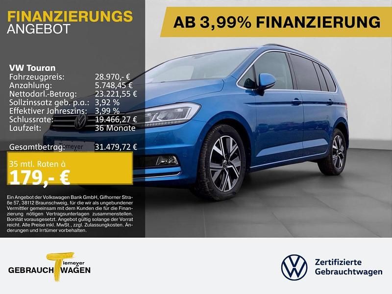Gebraucht VW Touran Highline 150 PS (110 kW) 2023 Van / Kleinbus