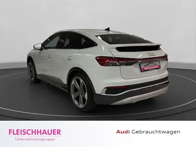 Gebraucht Audi Q4 Sportback e-tron S-Line 150 kW (204 PS) 2023 Weiss SUV