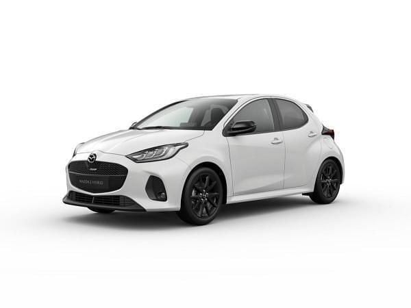 Weiß (northern white pearl metallic) Neu 2025 Mazda 2 Homura-Line Kleinwagen | 26.670 € (Superpreis) - Bild 1/4