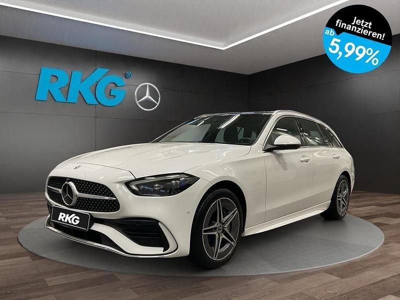 Weiß Gebraucht 2022 Mercedes C300e AMG Limousine | 35.580 € (Fairer Preis) - Bild 1/4