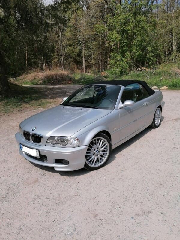 Silber Gebraucht 2003 BMW 330 Cabriolet Cabrio | 12.500 € (Guter Preis) - Bild 1/4