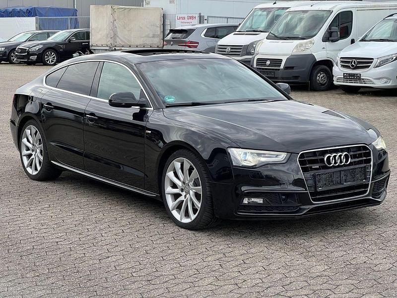 Schwarz Gebraucht 2016 Audi A5 Sportback S-Line Kleinwagen | 16.950 € (Fairer Preis) - Bild 1/4
