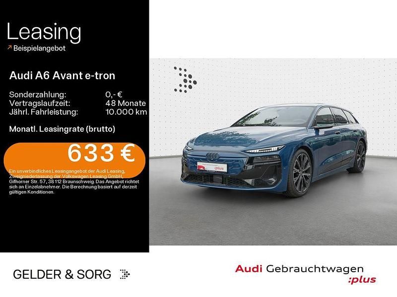 Blau Gebraucht 2025 Audi A6 e-tron S-Line Kombi | 79.870 € (Fairer Preis) - Bild 1/4