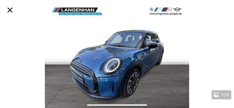 Blau Gebraucht 2023 Mini Cooper Kleinwagen | 24.300 € (Fairer Preis) - Bild 1/4