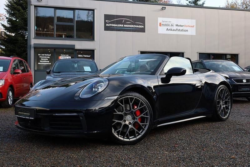 Schwarz Gebraucht 2019 Porsche 911 Carrera 4S Cabriolet Cabrio | 107.850 € - Bild 1/4