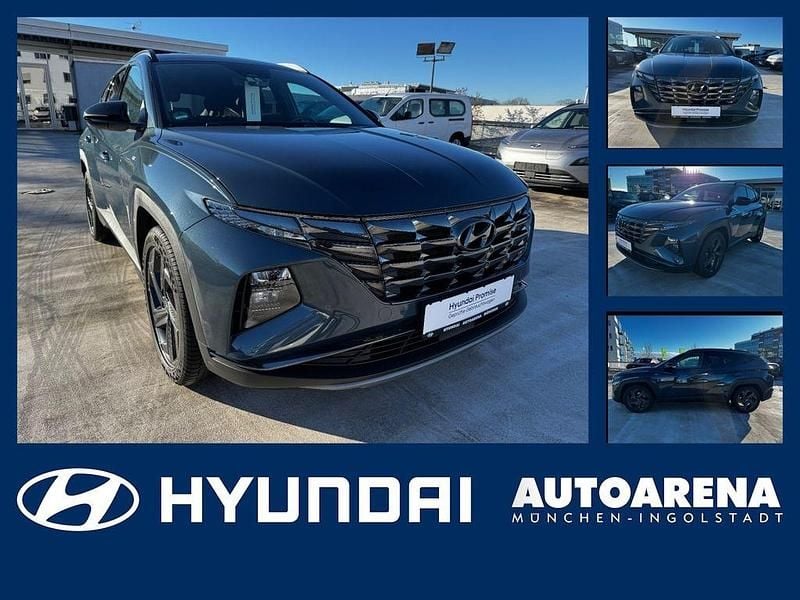 Teal blue / met Gebraucht 2023 Hyundai Tucson Blackline SUV | 29.975 € (Fairer Preis) - Bild 1/4