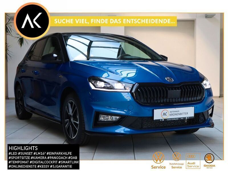 Blau Neu 2025 Skoda Fabia Monte Carlo Limousine | 23.330 € (Etwas zu teuer) - Bild 1/4