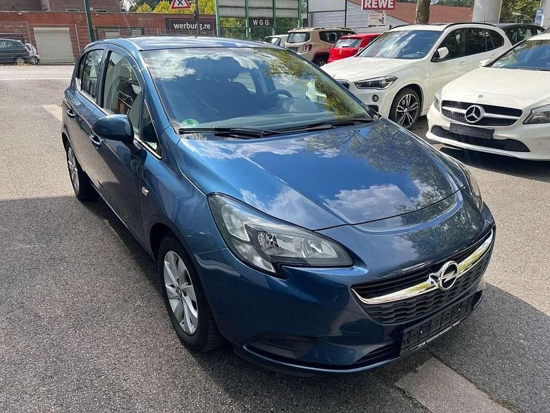 Knit blue Gebraucht 2016 Opel Corsa Edition Kleinwagen | 6.999 € (Guter Preis) - Bild 1/4