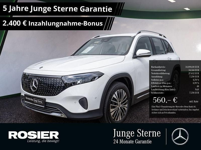 Weiss / polarweiß Gebraucht 2024 Mercedes EQB300 Advanced Plus SUV | 34.890 € (Guter Preis) - Bild 1/4