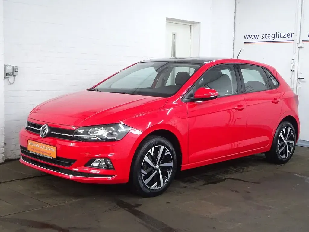 Gebraucht VW Polo Highline 95 PS (69 kW) 2018 Rot Kleinwagen