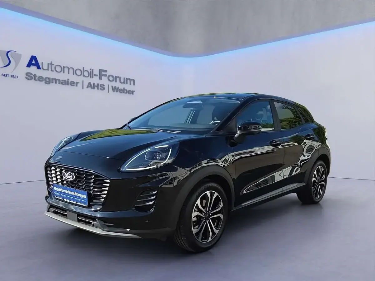 Gebraucht Ford Puma Titanium 125 PS (91 kW) 2025 Obsidianschwarz metallic SUV