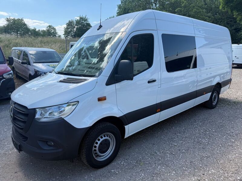 Arktikweiss Gebraucht 2023 Mercedes Sprinter Van | 37.250 € (Fairer Preis) - Bild 1/4
