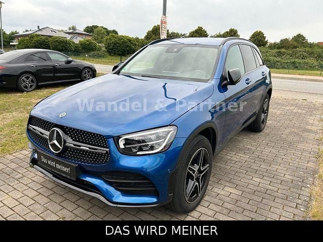 Blau Gebraucht 2022 Mercedes GLC300e SUV | 42.450 € (Etwas zu teuer) - Bild 1/3