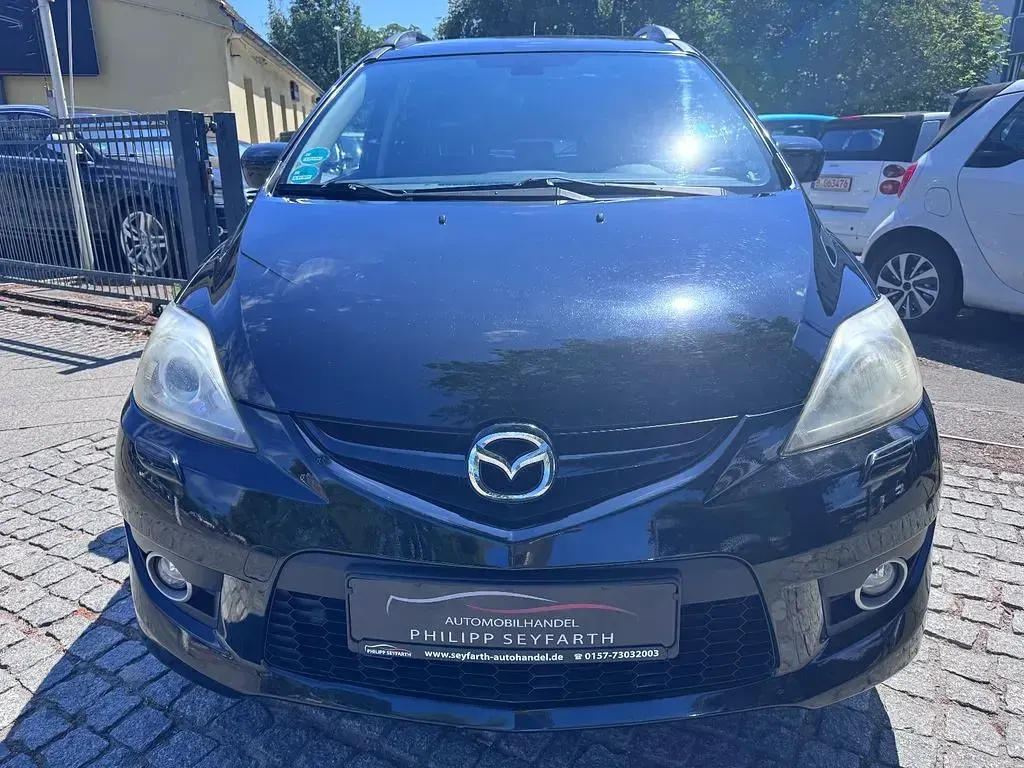 Gebraucht Mazda 5 Active Plus 145 PS (106 kW) 2009 Schwarz Van / Kleinbus