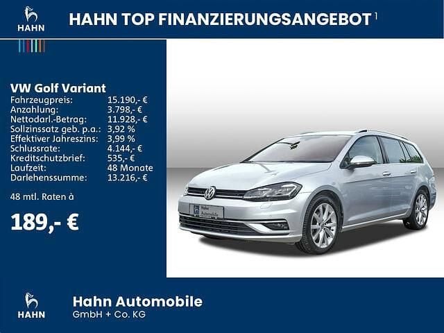 Gebraucht VW Golf VII Highline 150 PS (110 kW) 2019 Reflexsilber metallic Kombi